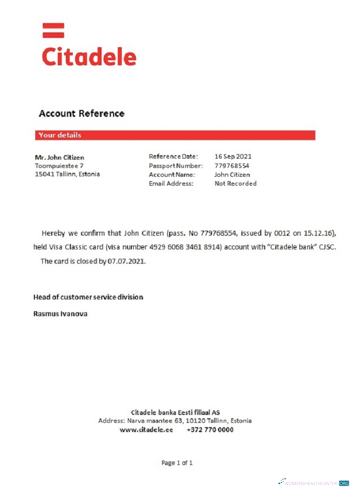 Download Estonia Citadele closure reference Photoshop template